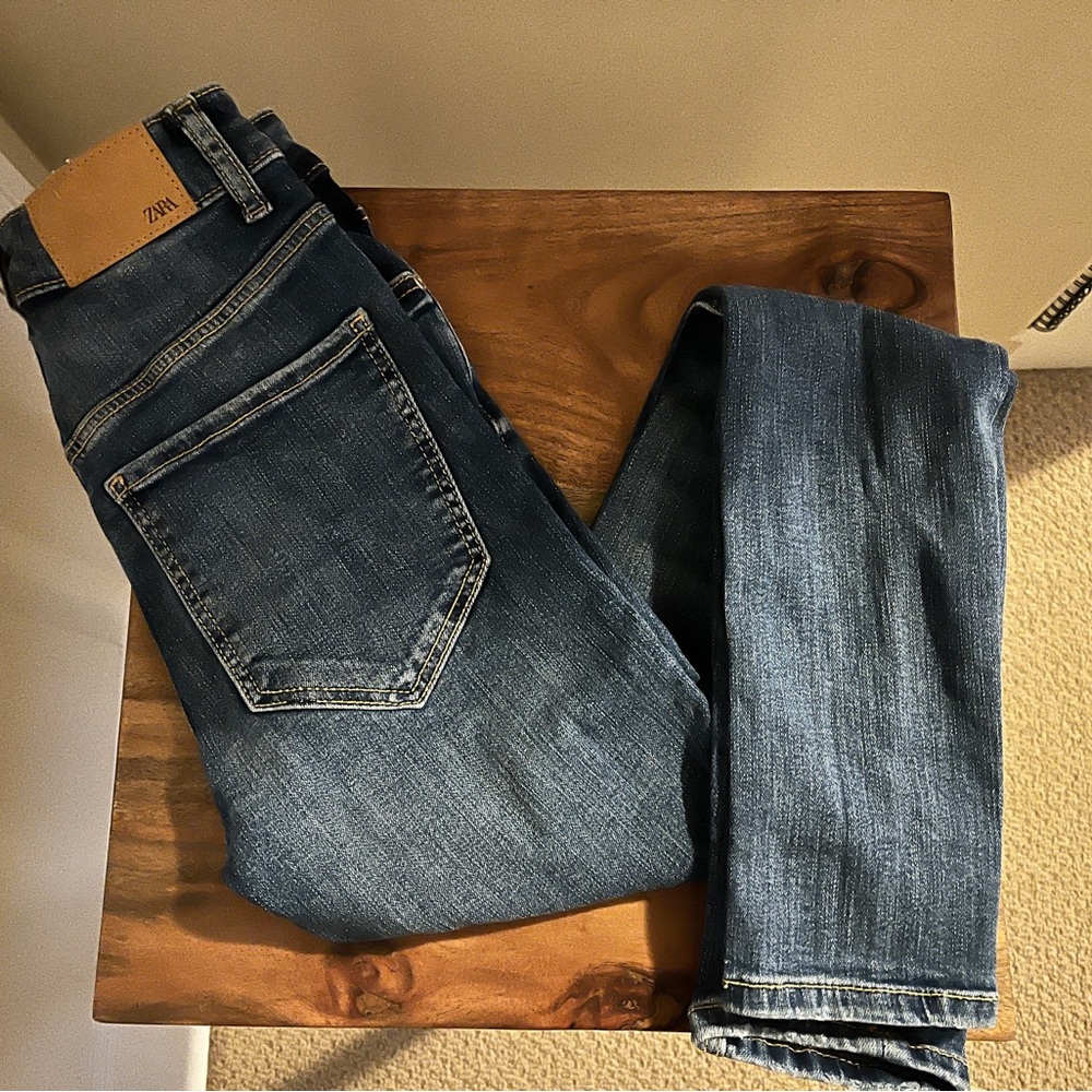 Zara High Waist Skinny Jeans